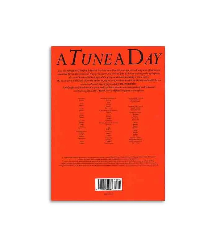 Music Sales Book BM10108 Tune a Day Clarinet 1