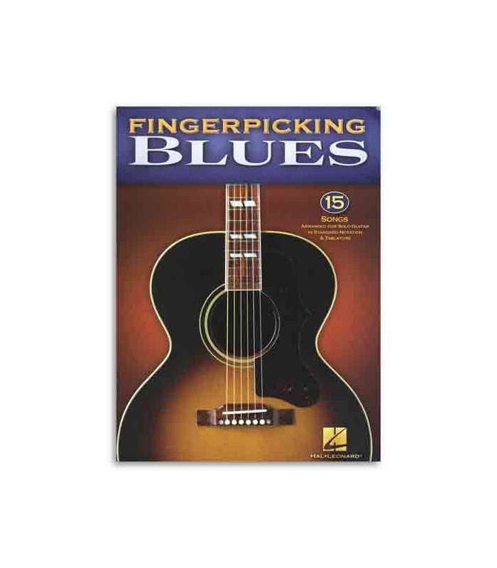 Livro Music Sales HL00701277 Fingerpicking Blues 15 Songs