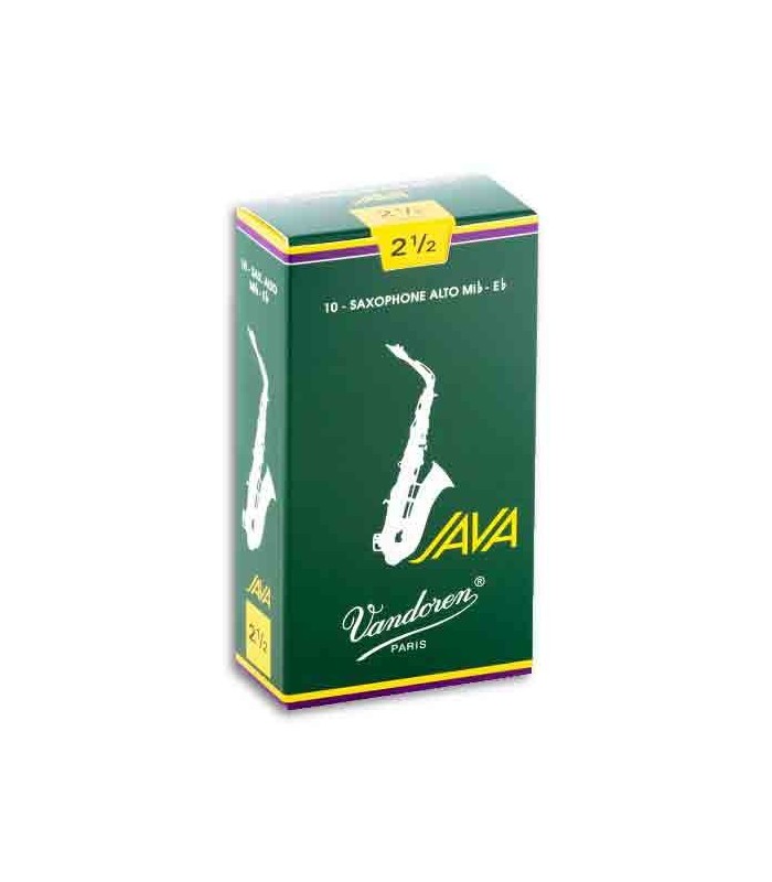 Palheta Vandoren SR2625 Java No 2 1/2 para Saxofone Alto