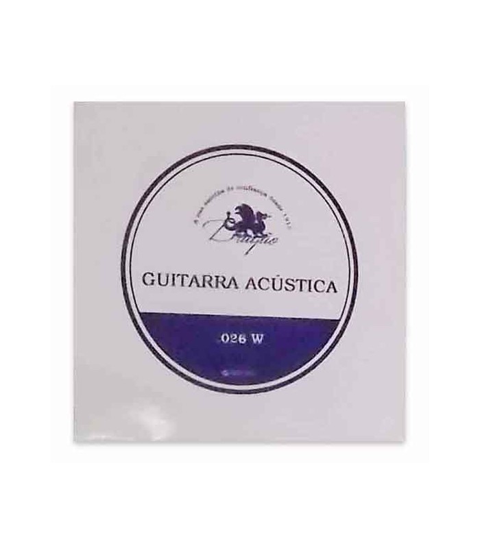 Dragão Superior Viola Individual String 822 D Bass 026 with Silk and Button