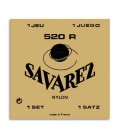Juego de Cuerdas Savarez 520 R para Guitarra Clásica Nilón Tensión Alta