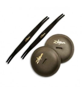 Par de Correas Zildjian para Platillos de Banda con Almohadillas