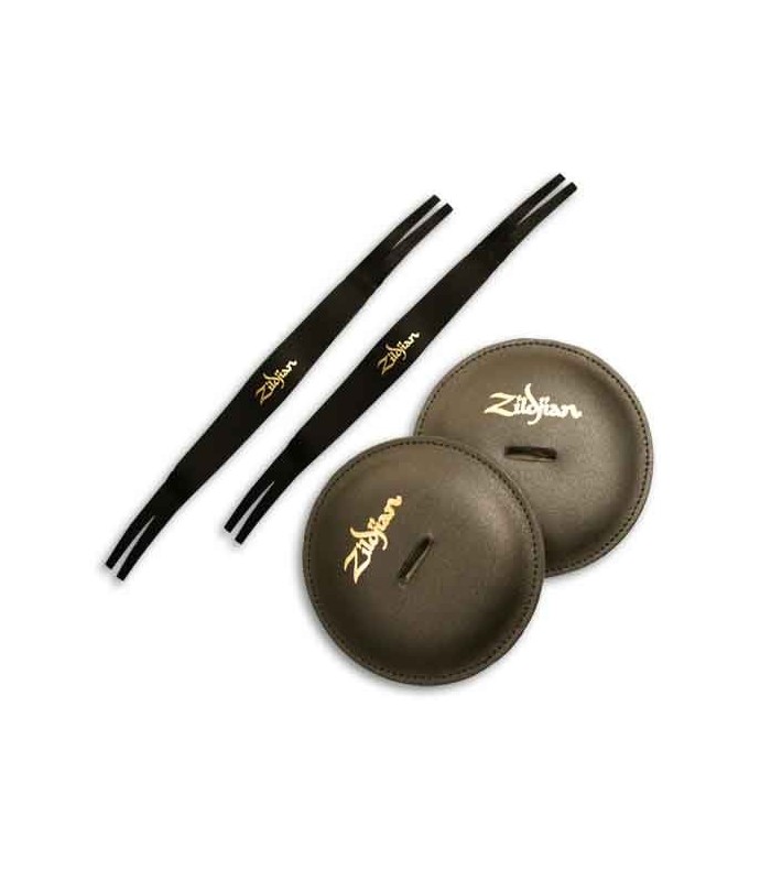 Par de Correas Zildjian para Platillos de Banda con Almohadillas