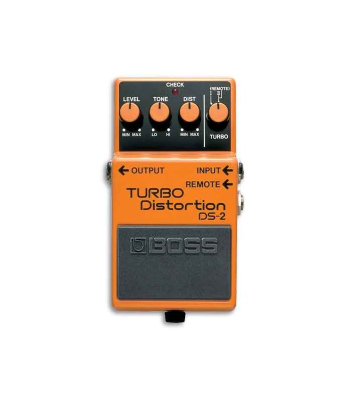 Top photo of effects pedal Boss DS-2 Turbo Distortion