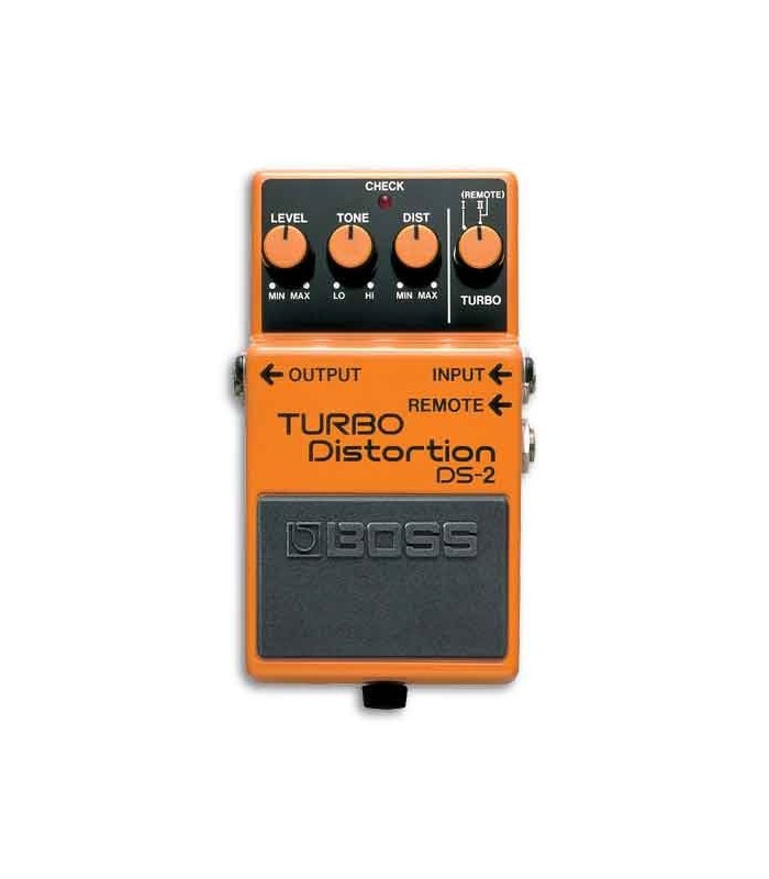 Foto superior del pedal de efectos Boss DS-2 Turbo Distortion