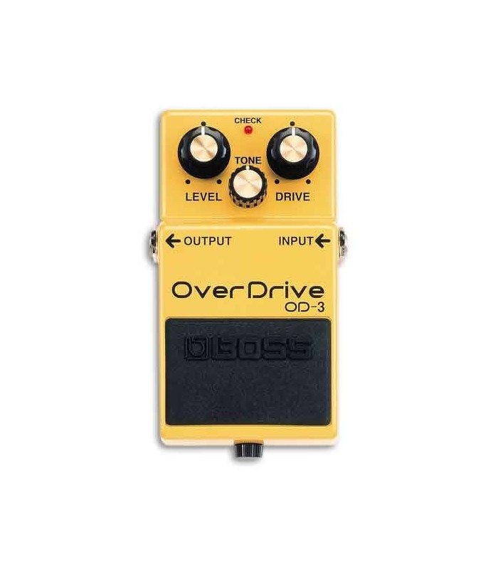 Top photo 3/4 of pedal Boss OD-3