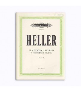 Libro Editions Peters EP3561A Heller Melodia Estudio OP 45