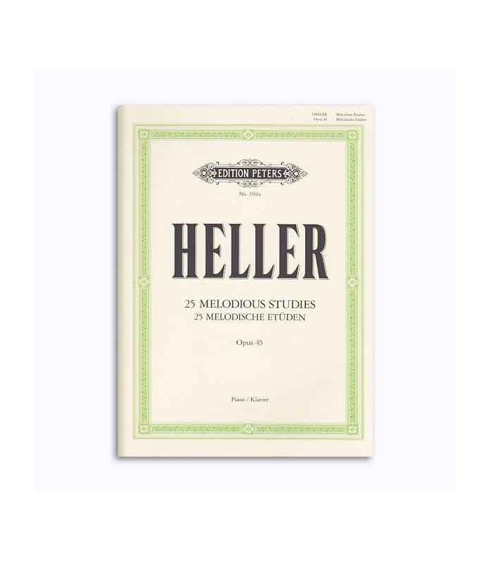 Libro Editions Peters EP3561A Heller Melodia Estudio OP 45
