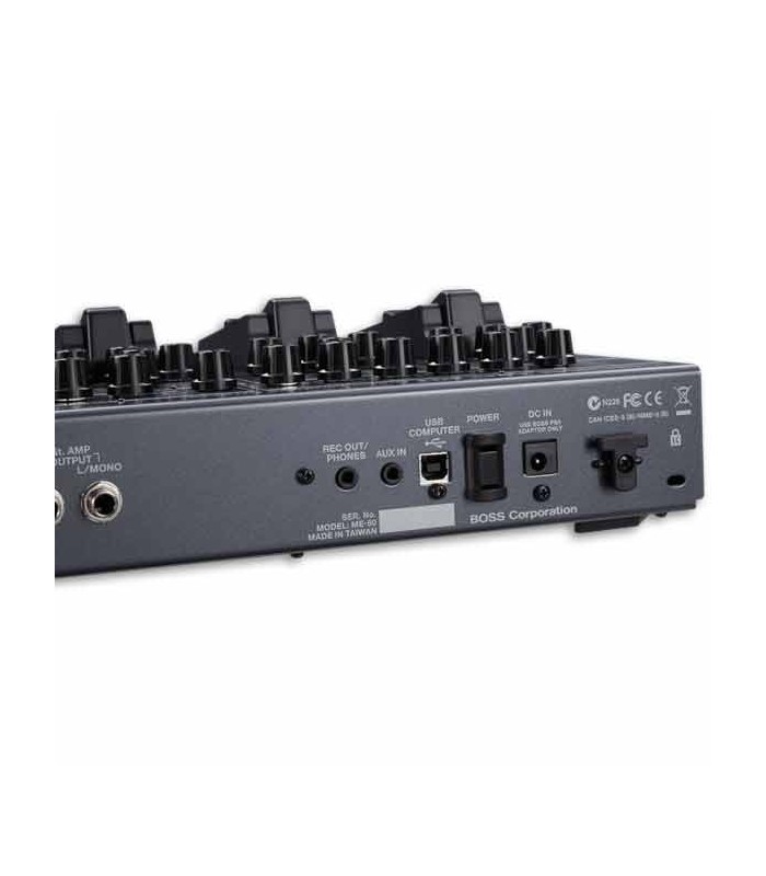 Conexiones de la pedalera Boss ME-80