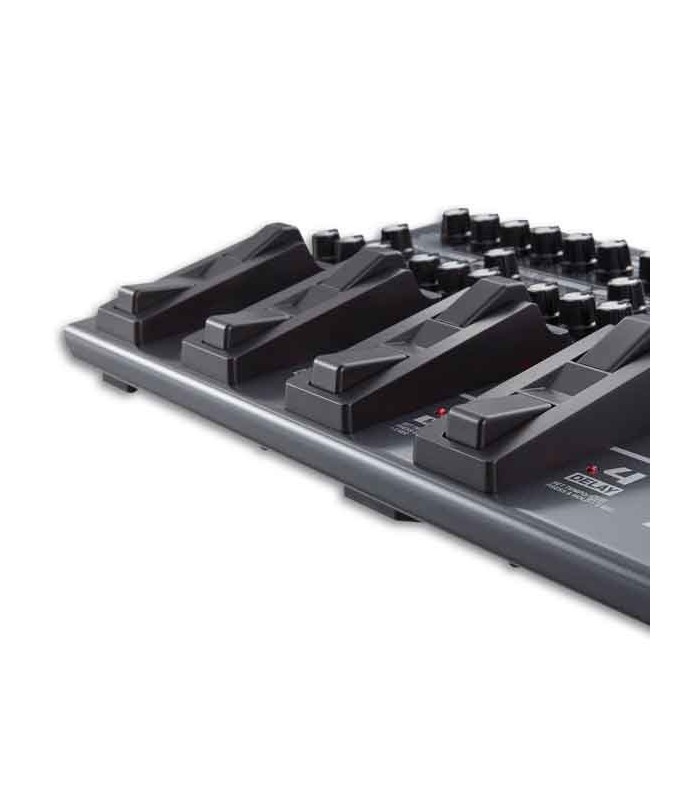 Pedals of pedal board Boss ME-80