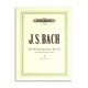 Livro Editions Peters EP4691b Bach Prelúdios e Fugas Volume II