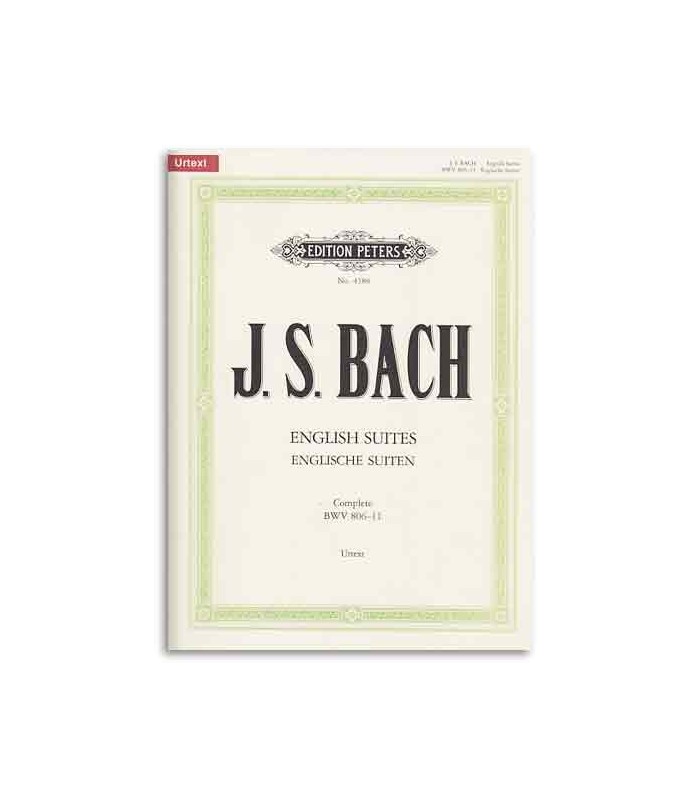 Livro Editions Peters EP4580 Bach Suites Inglesas Complete