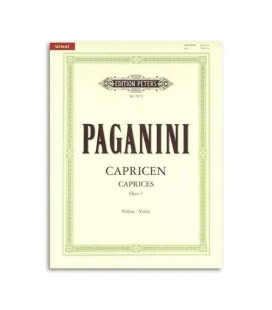 Livro Editions Peters EP9979 Paganini 24 Caprichos para Violino OP1