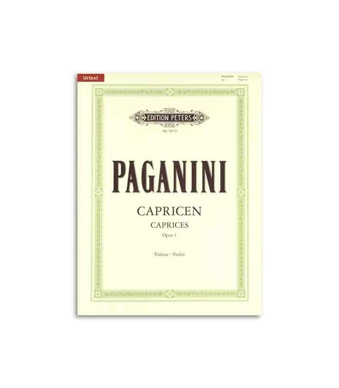 Libro Editions Peters EP9979 Paganini 24 Caprichos para Violín OP1