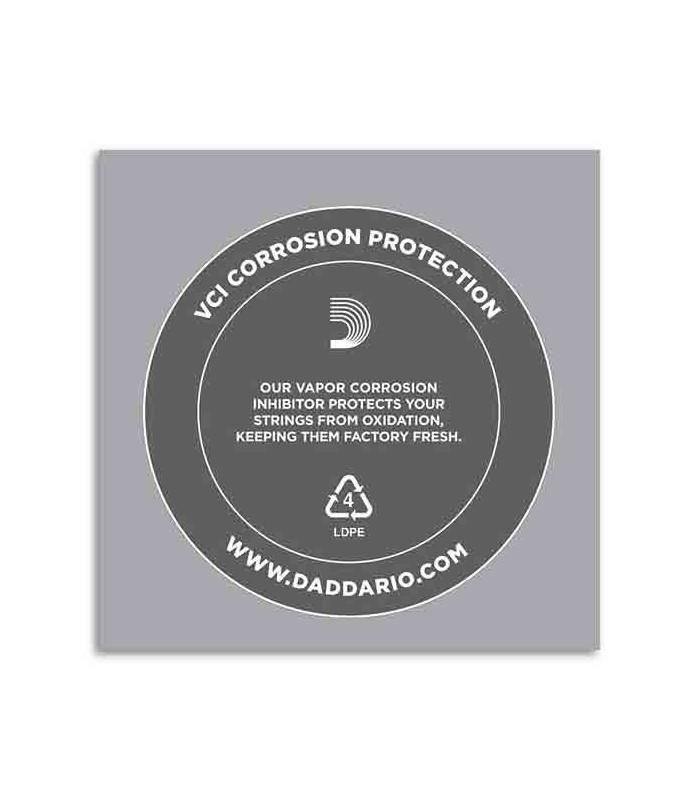 Cuerda Individual Daddário 015 Acero para Guitarra Eléctrica o Acústica