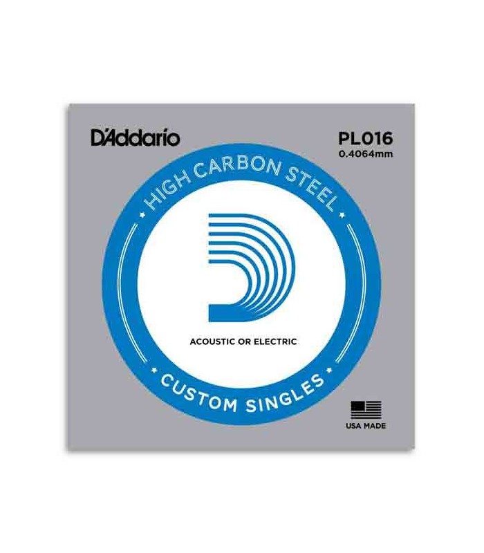 Embalagem da corda D'Addario PL016