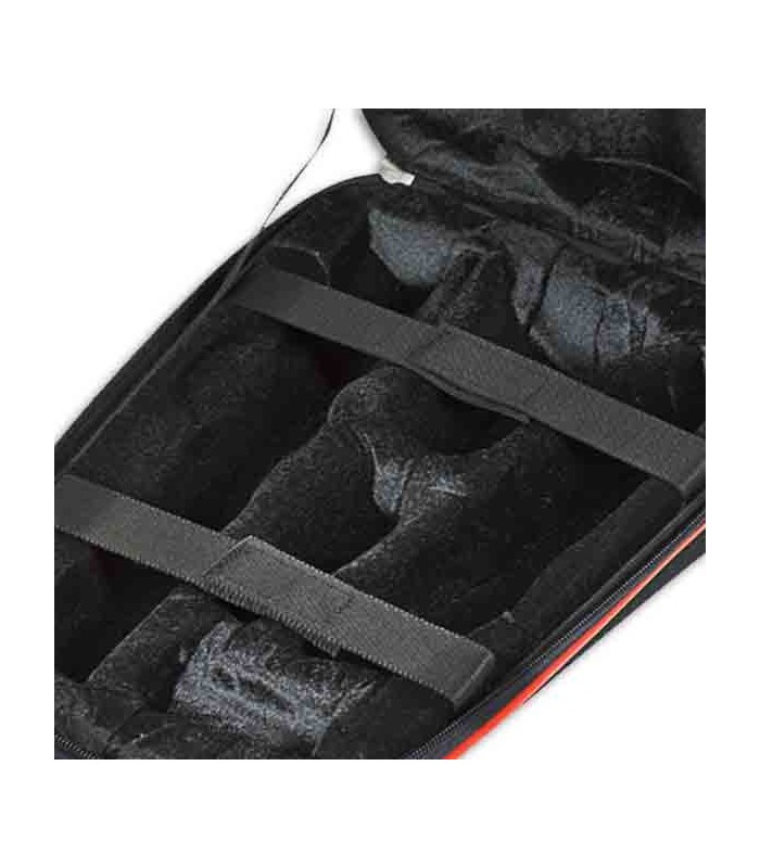 Foto do interior do saco para clarinete Gig Bag Ortolá 606 187