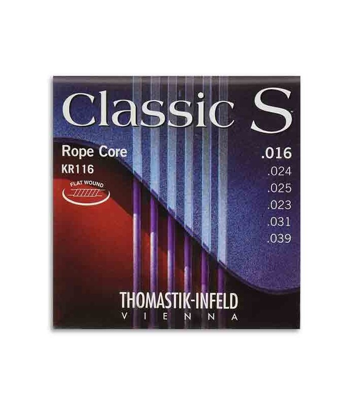 Jogo de Cordas Thomastik Classic S Rope Core KR116 para Guitarra Clássica