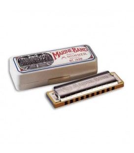 Harmonica Hohner Marine Band in D 1896 20 D