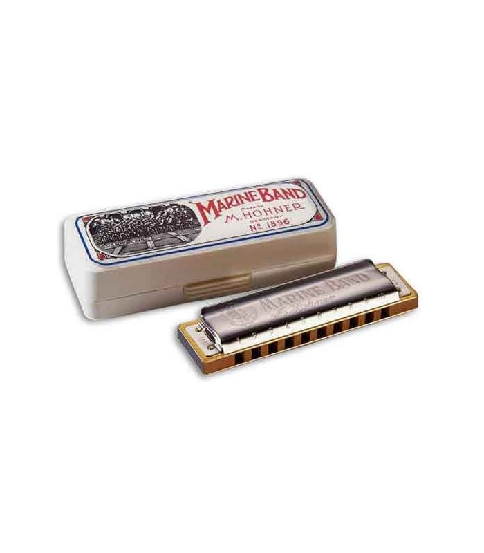 Harmonica Hohner Marine Band in D 1896 20 D