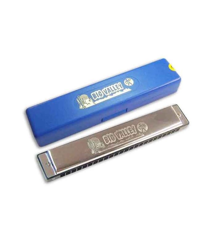 Photo of harmonica Hohner Big Valley with the box
