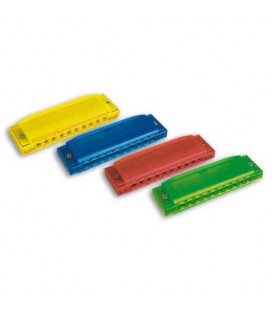 Harmonicas Hohner Happy Colors of several colors