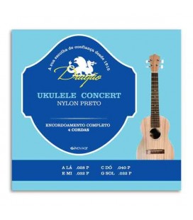 Jogo de Cordas Dragão UK065 para Ukulele Concerto
