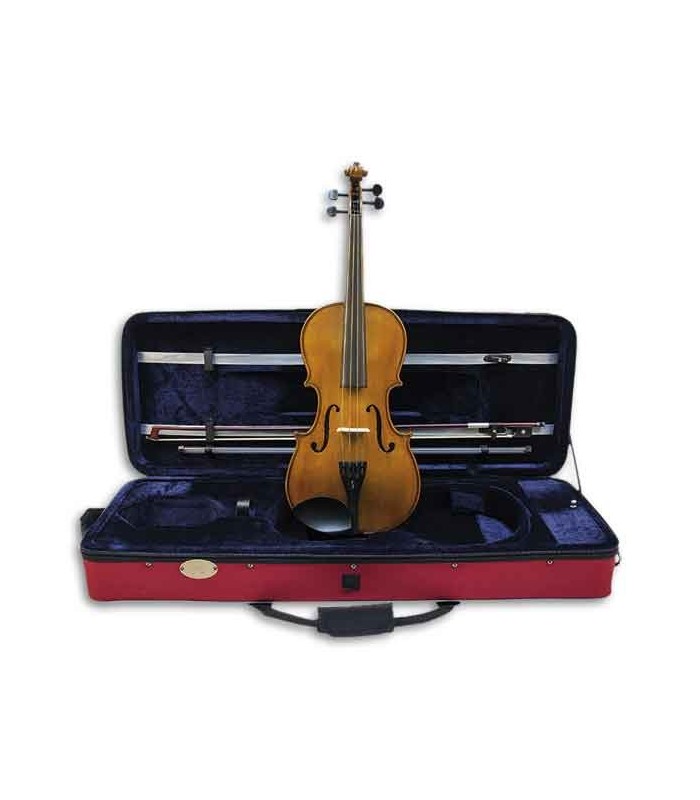 Foto de la viola Stentor Student II 15" SH con el arco y estuche