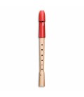 Flauta Bisel Mollenhauer 1073 Prima Soprano Vermelha Alemã