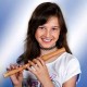 Posição para tocar da flauta Mollenhauer 8105 Picco