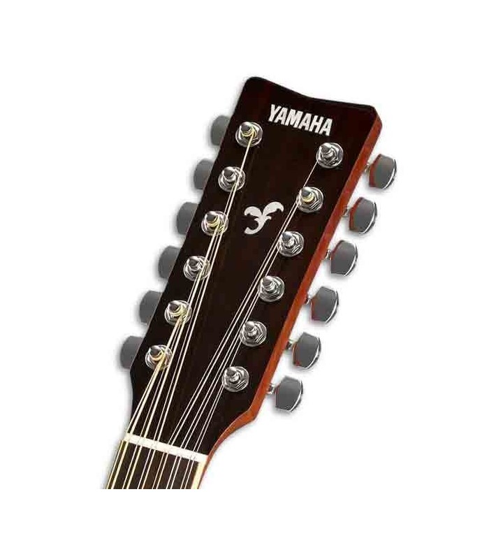 Cabeça da guitarra Yamaha FG820 12 cordas Natural