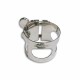 Abraçadeira Lucien LG 15 para Saxofone Alto Plateada