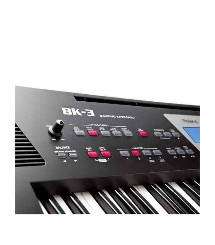 Teclado Roland BK 3 61 Teclas Preto