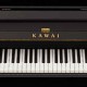 Piano Vertical Kawai K-300 teclado y logo