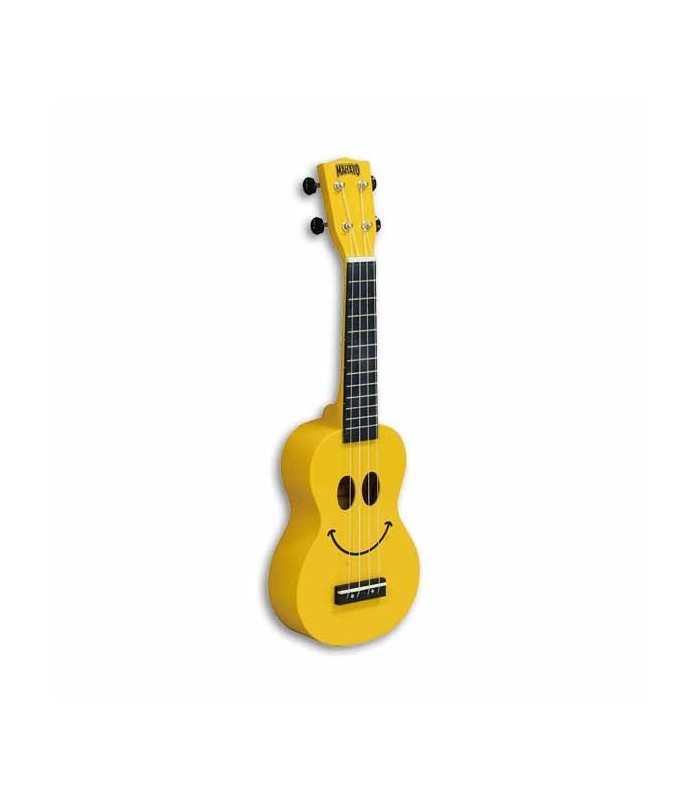 Foto lateral do ukulele Mahalo USMILE