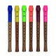 Foto de flautas de bisel Goldon 42000 com cabeças em várias cores