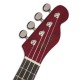Cabeça do ukulele soprano Fender Venice Cherry