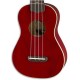 Cuerpo del ukulele soprano Fender Venice Cherry