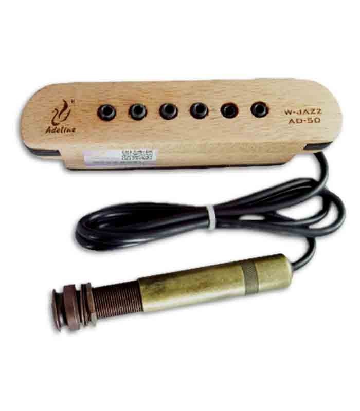 Captador Adeline AD 50 para Boca de Guitarra Acústica