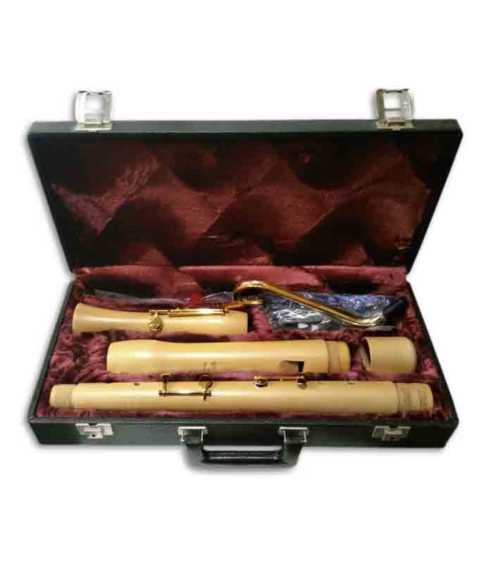 Flauta Dulce Moeck 2520 Rondo Contrabajo Maple Barroca