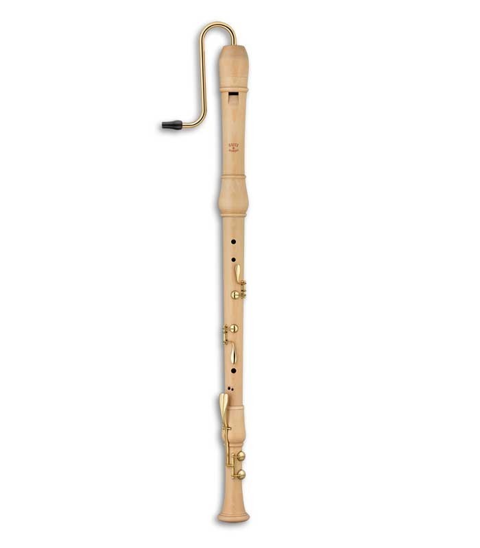 Flauta Dulce Moeck 2520 Rondo Contrabajo Maple Barroca