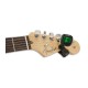 Front photo of Fender Chromatic Tuner FT-1 in an electric guitar head