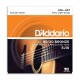 String Set DAddario EJ10 Bronze Acoustic Guitar Bronze 010