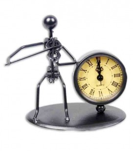 SML Violinist Stattuete Clock