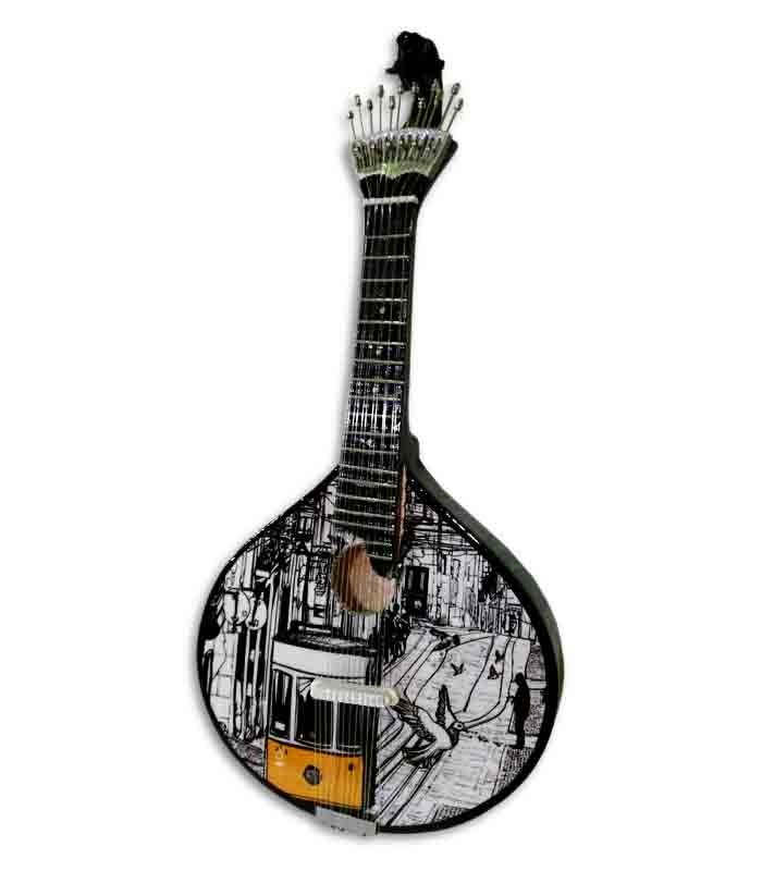 Miniatura de Guitarra Portuguesa CNM Elétrico 547 com Estojo
