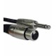 Schulz Microphone Cable MIK 3 Canon Jack Black 3M