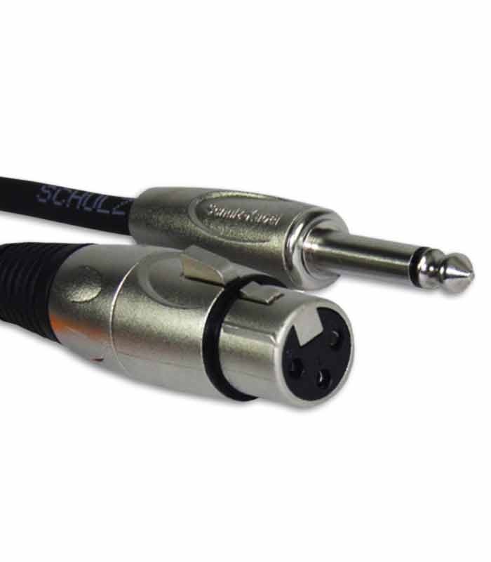Cable para Micrófono Schulz MIK 3 Canon Jack Negro 3M