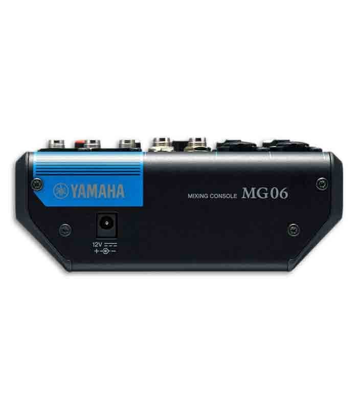 Back photo of mixer Yamaha MG06 