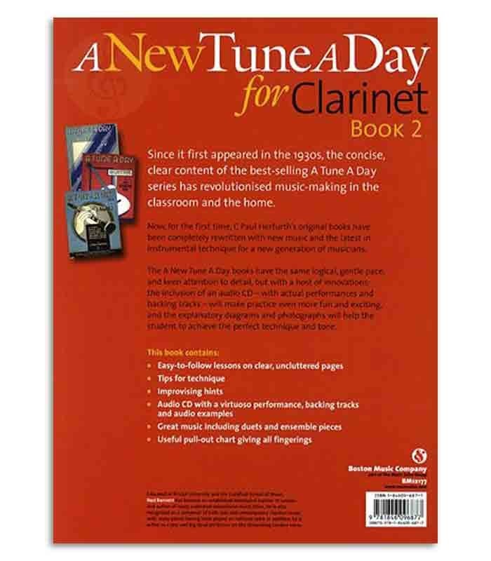 Libro Music Sales BM12177 A New Tune a Day Clarinet Book 2 con CD