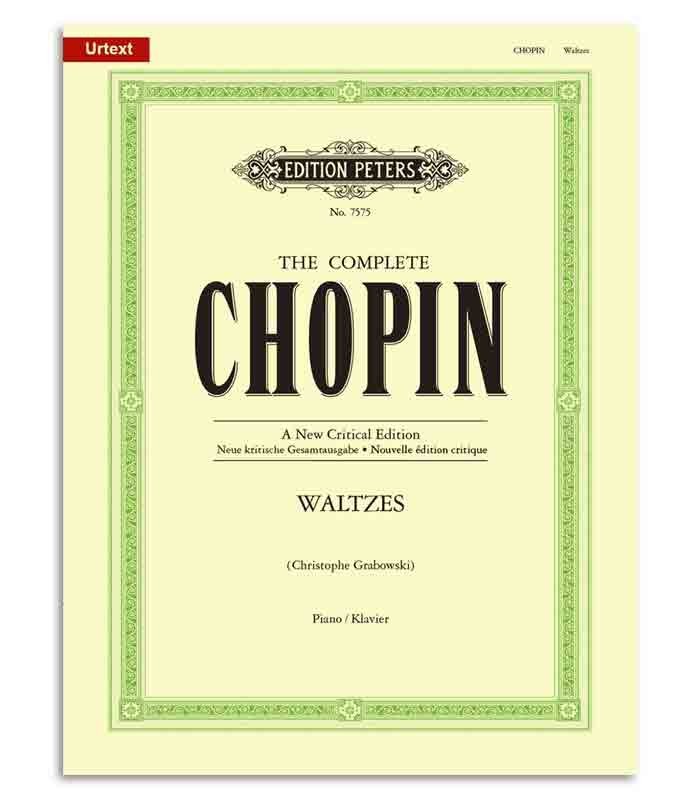 Livro Edition Peters EP7575 Chopin Valsas